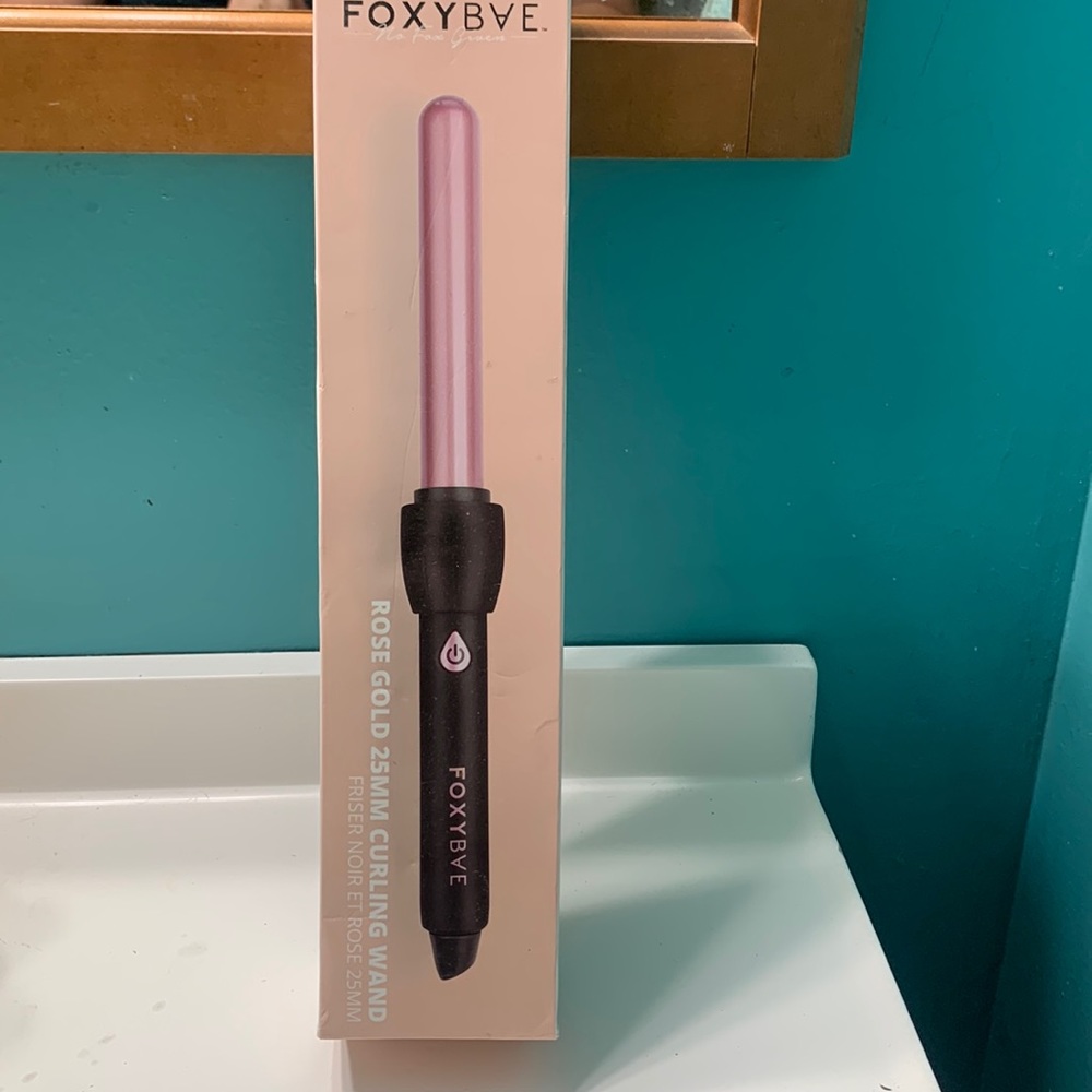 Foxybae ROSE GOLD 25MM CURLING WAND